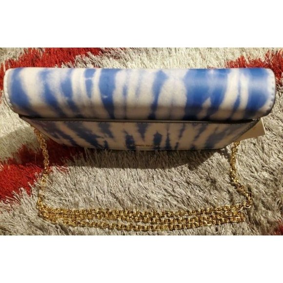 Michael Kors Grace Envelope Clutch BLUE, NWT, MSRP $178 - Picture 5 of 5